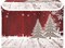 Christmas Storage Baskets Collapsible Storage Bins with Lids, Christmas Coffee Tree Red Wooden Storage Boxes Clothes Baskets for Organizing